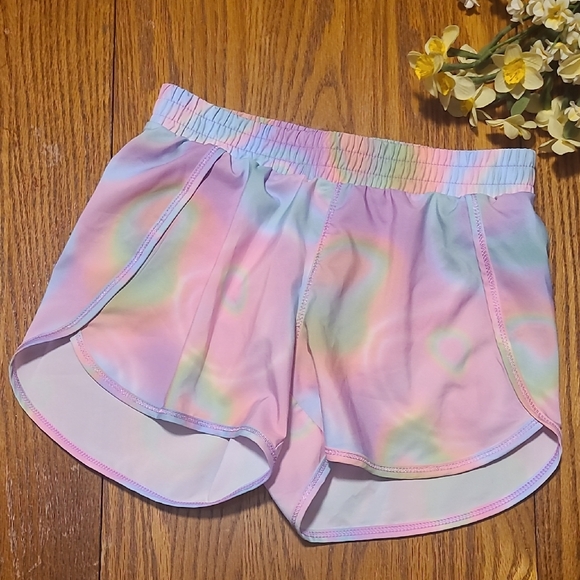 All in Motion Pastel Multicolor  Athletic Shorts - Girl's Medium - Picture 1 of 8
